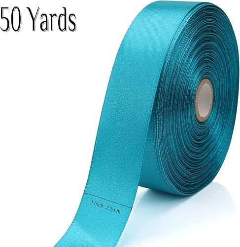 Miniatura 261 de Cinta de oro rosa de 1-1/2 pulgadas, para envolver regalos, 50 yardas, corona de fiesta de boda, costura, accesorios para el cabello, decoración