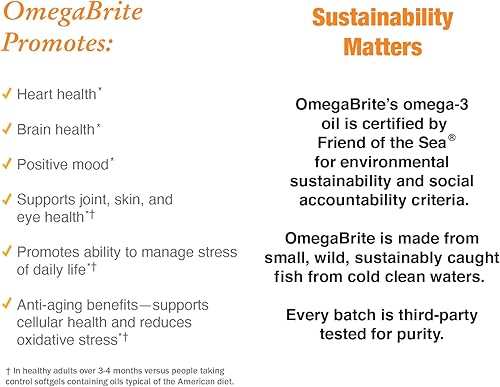 Miniatura 3 de 7010MD Advanced Omega-3 Formula, 92% Omega-3 con 1140 mg de EPA por porción, promueve el estado de ánimo positivo, la salud cerebral, la salud