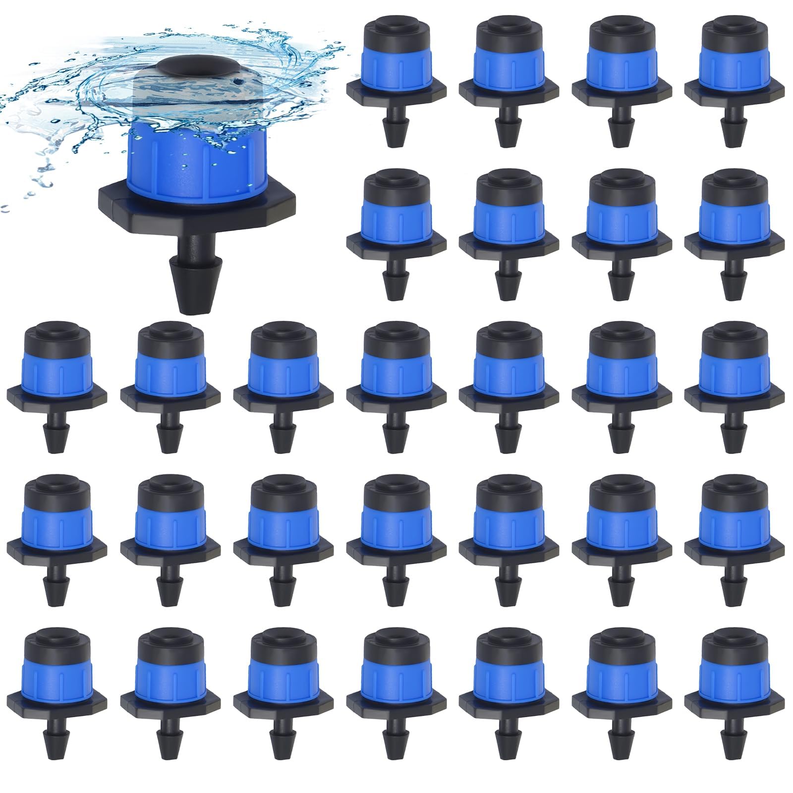 Photo 1 of Kalolary Blue 200P 1/4 Inch Adjustable Irrigation Drippers Sprinklers