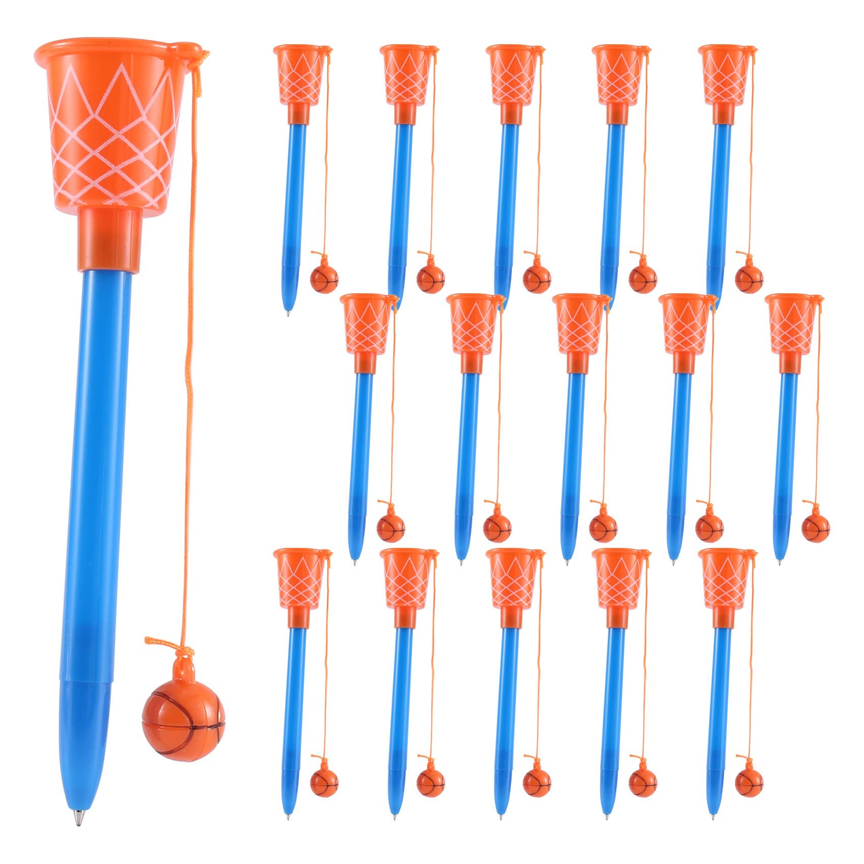 TEITEYER Basketball Hoop Pens,Basketball Party Favors -Sports Novelty Pens with Basketball Toss for Sport Birthday Party