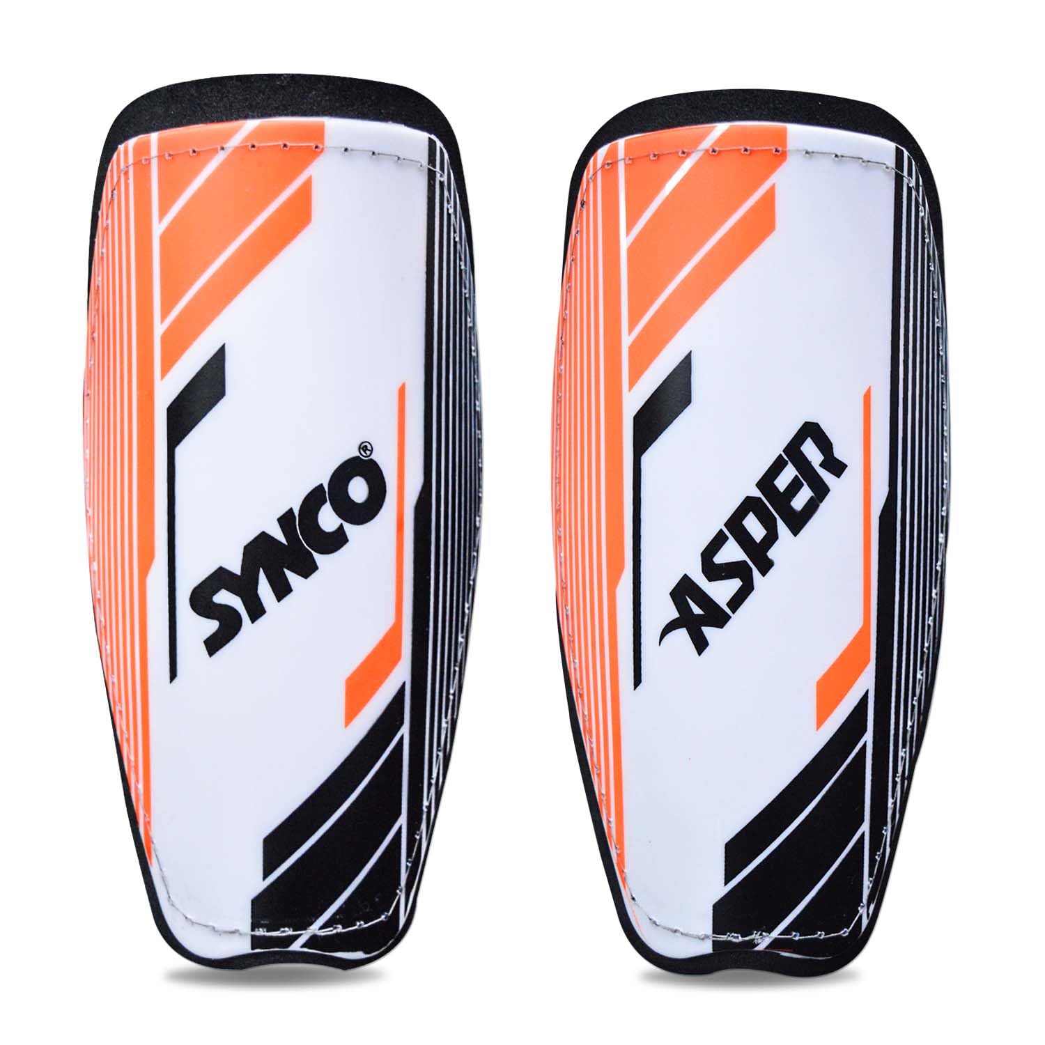 Synco Asper Shin Guard | Professional Football Shin Guard with Double Velcro Strap Adjustable | Shin Guard for Football | Superior Protection and Comfort | Durable and Lightweight | For Youth & Adults-picture-15