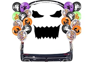 Halloween Trunk or Treat Kits for Suv: Spooky Decorations with Ghostly Elegance