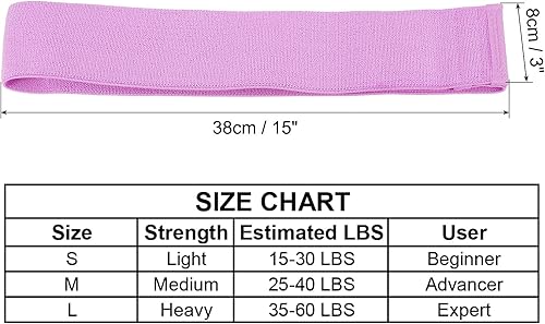 Miniatura 2 de PATIKIL Bandas de resistencia de cadera, bandas de entrenamiento antideslizantes para ejercicio, bandas de toalla para sillas de playa y crucero