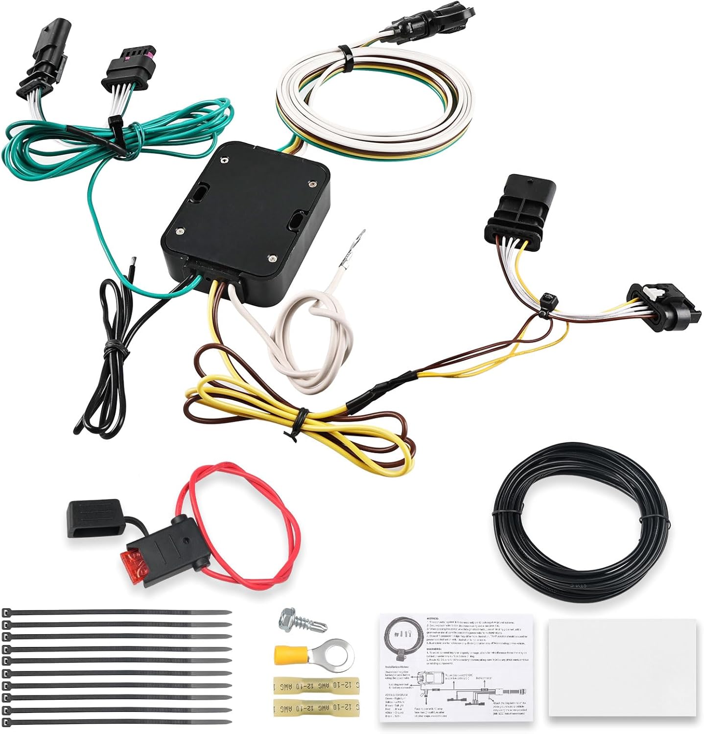 WATERWICH 4-Pin Trailer Wiring Harness 56274 Compatible with Jeep Renegade 2015 2016 2017 2018 2019 2020 2021 2022