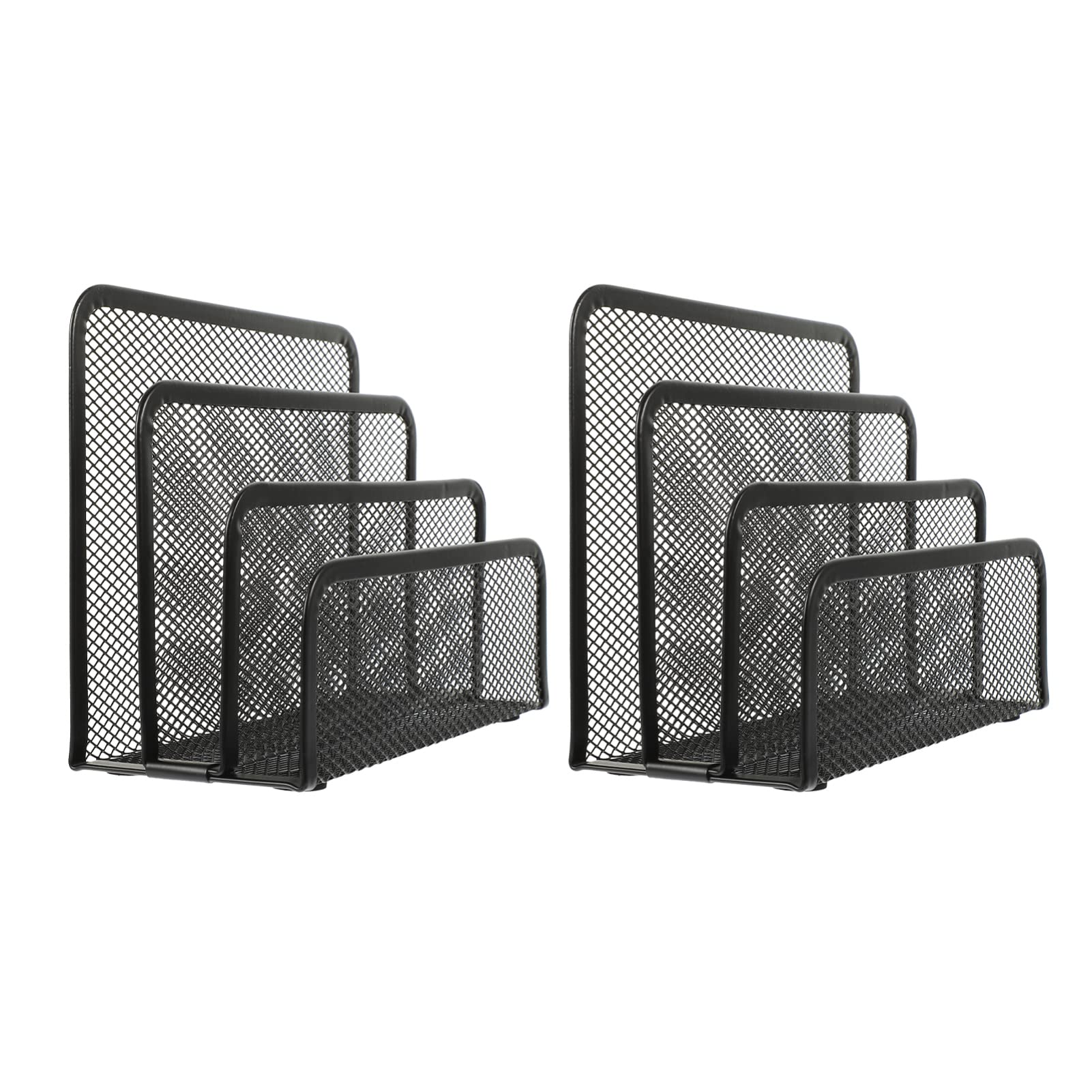 Support de fichiers noir pour organisation facile des documents à la maison et au bureau
