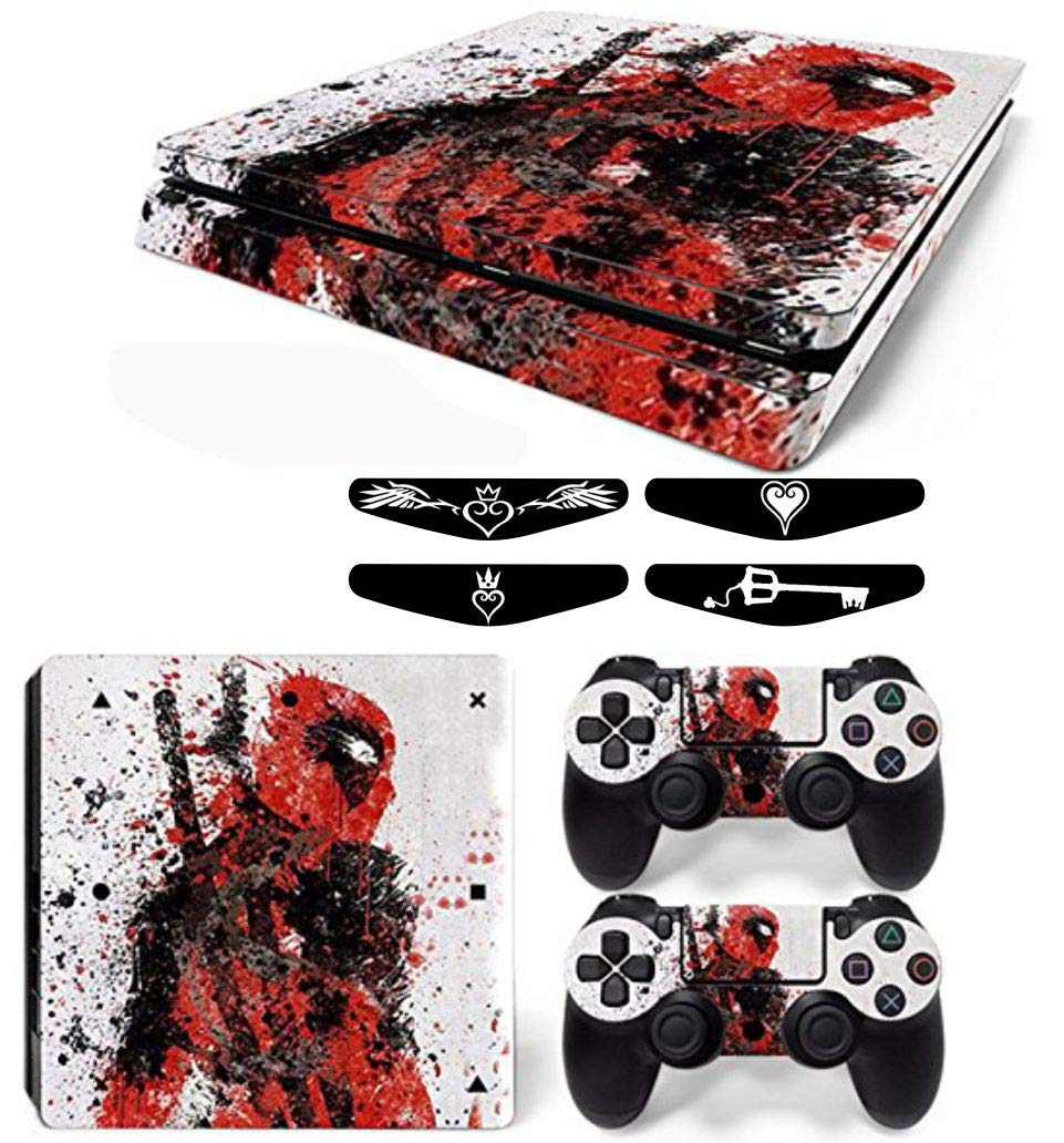 See full amazon price history chart for Elton Deadpool - Red & White Theme 3M Skin Sticker Cover for PS4 Slim Console and Controllers Full Set Console Decal Stickers for Front & Back 4 Led bar Decal +2 Controller Decal Cover Elton Deadpool - Red & White Theme 3M Skin Sticker Cover for PS4 Slim Console and Controllers Full Set Console Decal Stickers for Front & Back 4 Led bar Decal +2 Controller Decal Cover (B08WS5SD27) Amazon Price History, Amazon Price Tracker