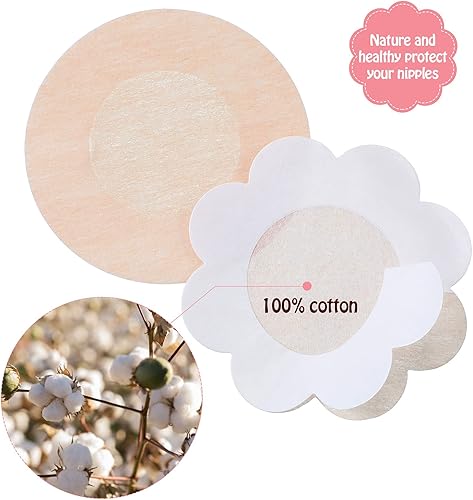 Vista 3 de SATINIOR 40 pares desechables de pezón para pechugas, pastas adhesivas para el pecho, pétalos, sujetador para mujeres