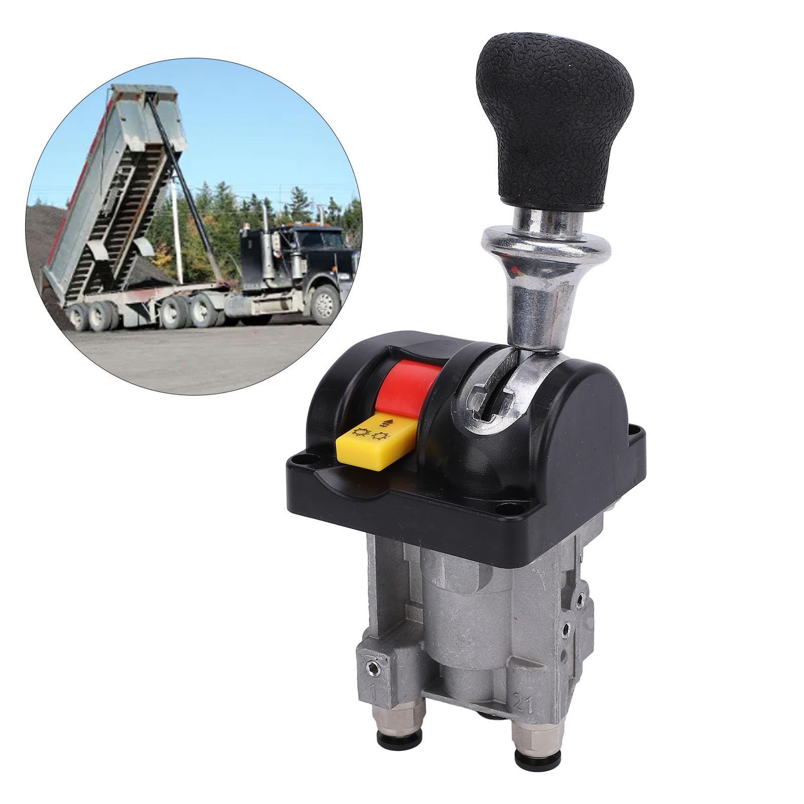 Srliya Interruptor de Toma de Fuerza para Camiones Volquete, Válvula de Control para Camiones Autodescargables, Mejora la Eficiencia, Fácil Instalación, Amplia Aplicación, Válvulas de