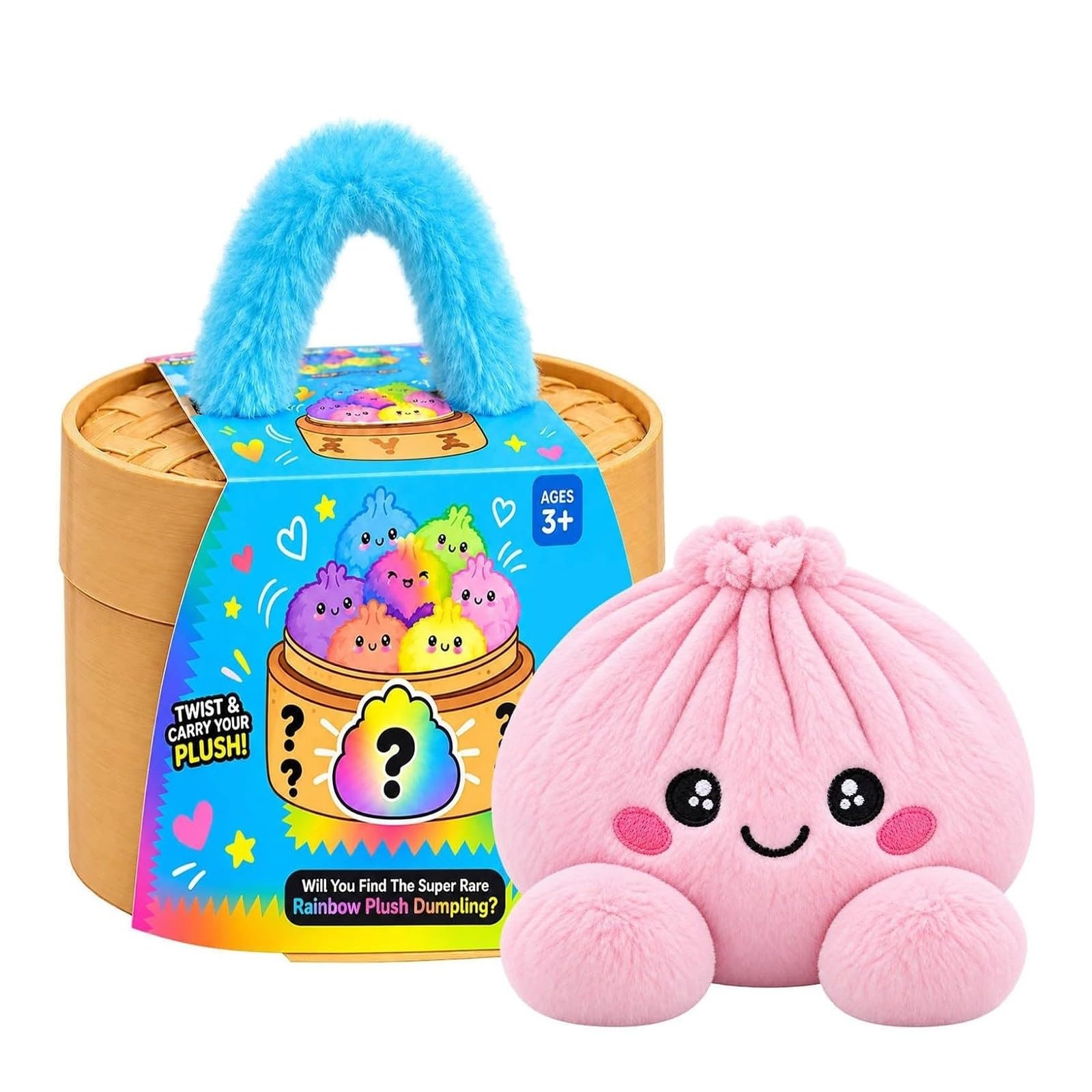 Squishy Dumpling Cute Plush Christmas Giant Dumpling Squishy Mystery Dumplings Halloween Dumplings Squishies Toy Large Fidget Buns Toys Rainbow Blind Box Adult