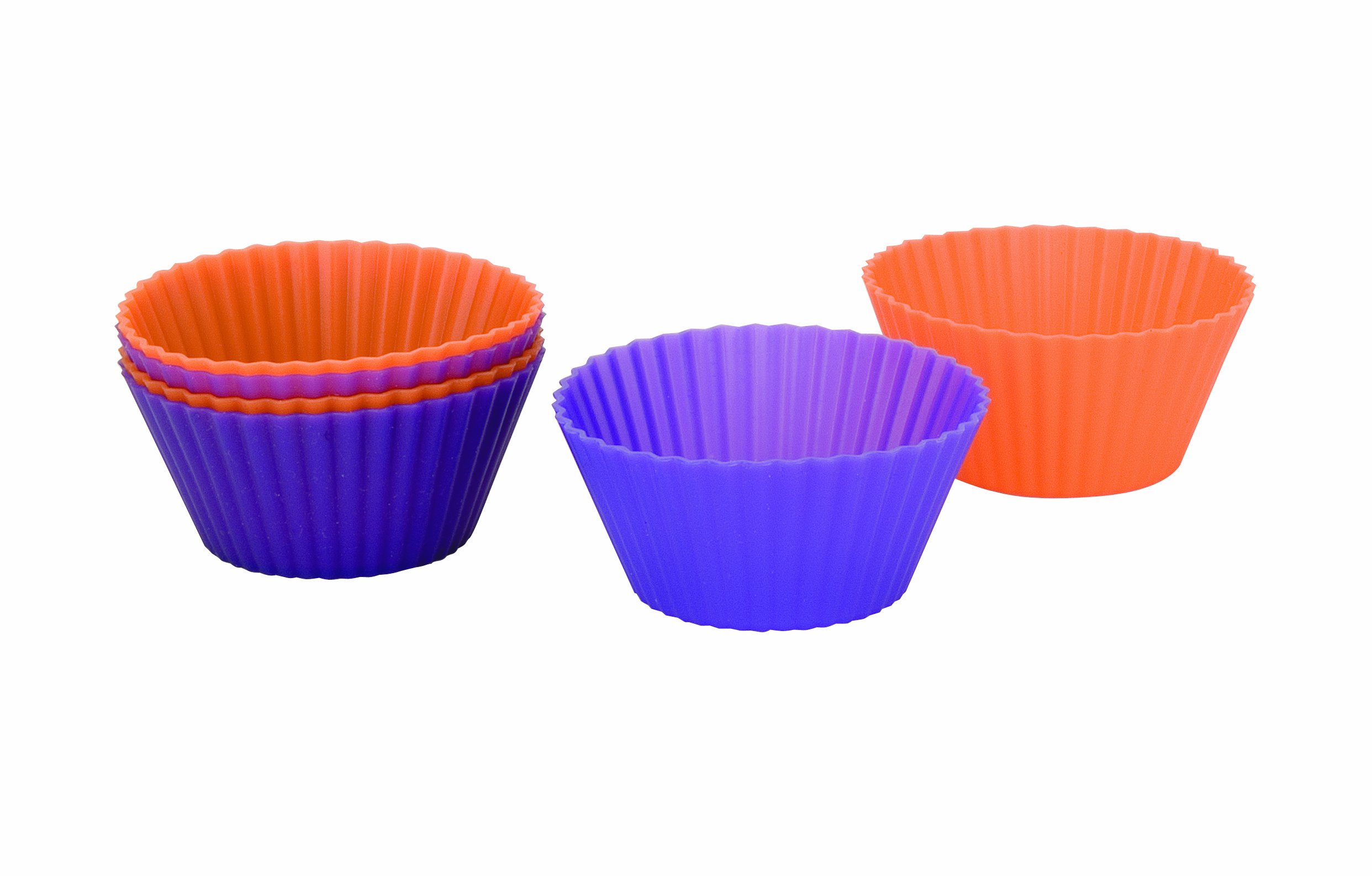 Ibili 752400 - Set 6 Moldes magdalena 100% silicona