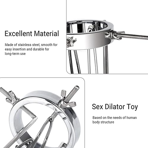 Miniatura 3 de Kit de dilatador anal de enchufe anal, expansor vaginal de aleación de tapón a tope