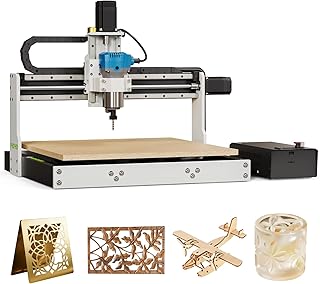 4040 CNC Router Machine with Linear Guide & Ball Screw Motion, Achieve ±0.005mm Accuracy for High Precision Metal Aluminum Copper Wood Acrylic PCB Engraving