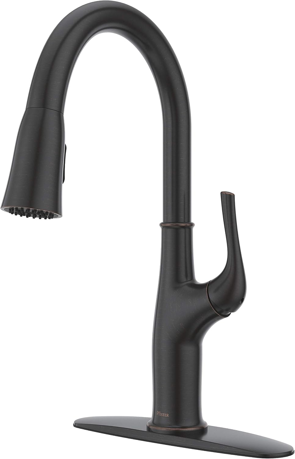 Pfister Highbury Kitchen Faucet with Pull Down Sprayer, Single Handle, High Arc, Tuscan Bronze Finish, LG529HGY