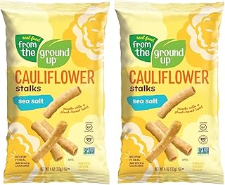 FROM THE GROUND UP Cauliflower Stalk Sea Salt, 4 OZ (Pack of 2)