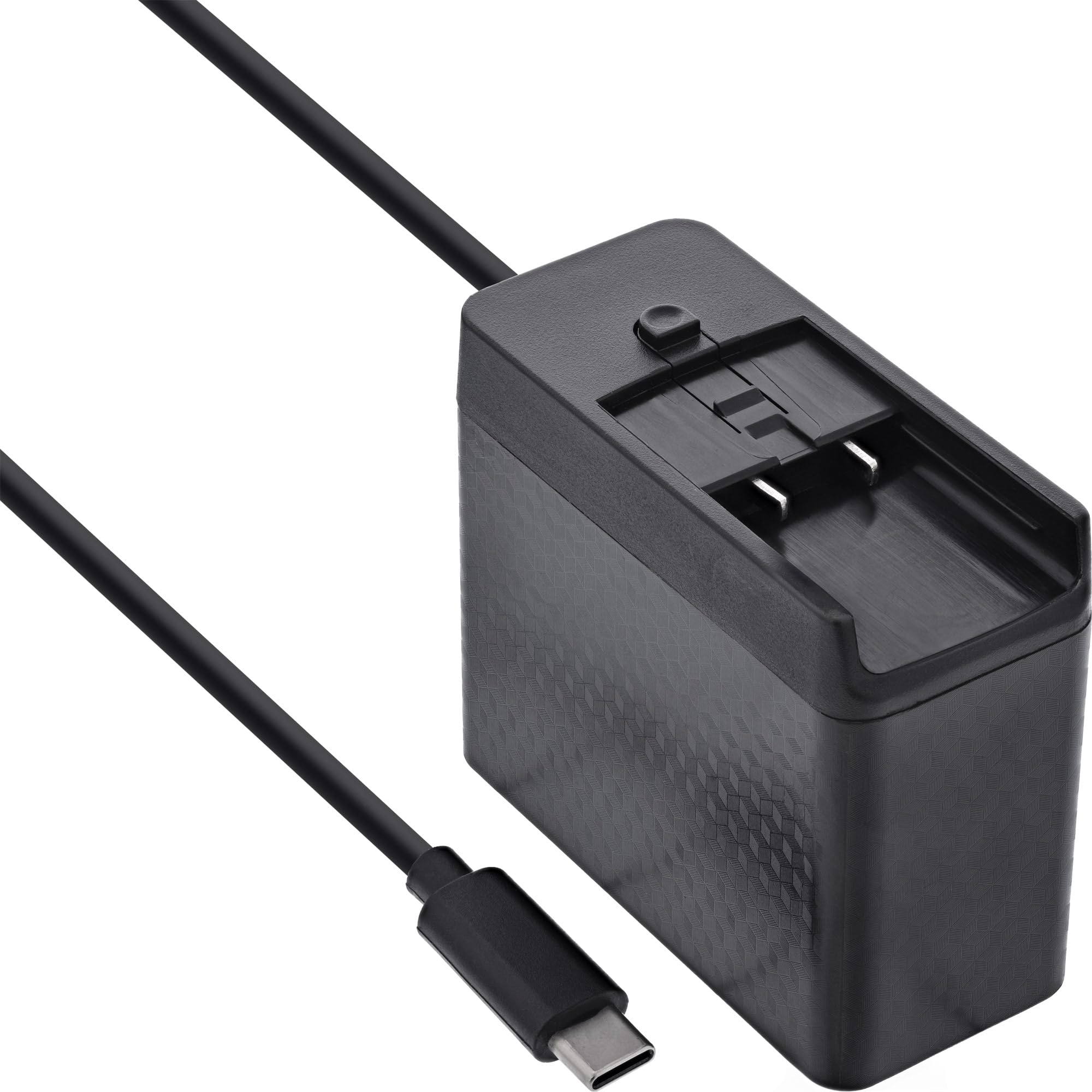 Inline TravelCharge 31516C - Fuente de alimentación USB-C de 140 W con tecnología GAN, Carga rápida, Cable Fijo de 1,2 m, Incluye Enchufe de Enchufe UE/UK/US, Cargador para portátiles, tabletas
