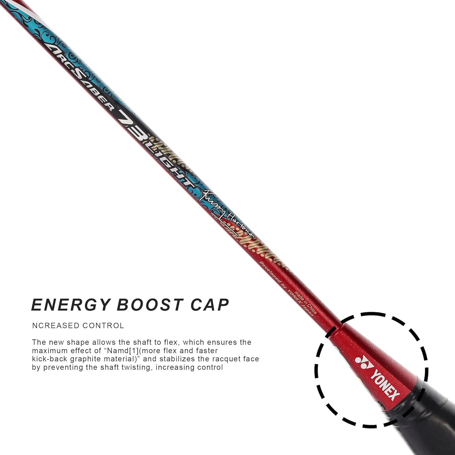 Yonex Badminton Racquet Arcsaber 73Light Ruby Red G4 5U