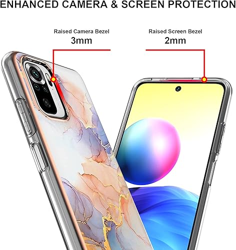 Miniatura 2 de Funda compatible con Redmi Note 10S 4G, compatible con Xiaomi Redmi Note 10 4G para teléfono móvil TPU funda LSB