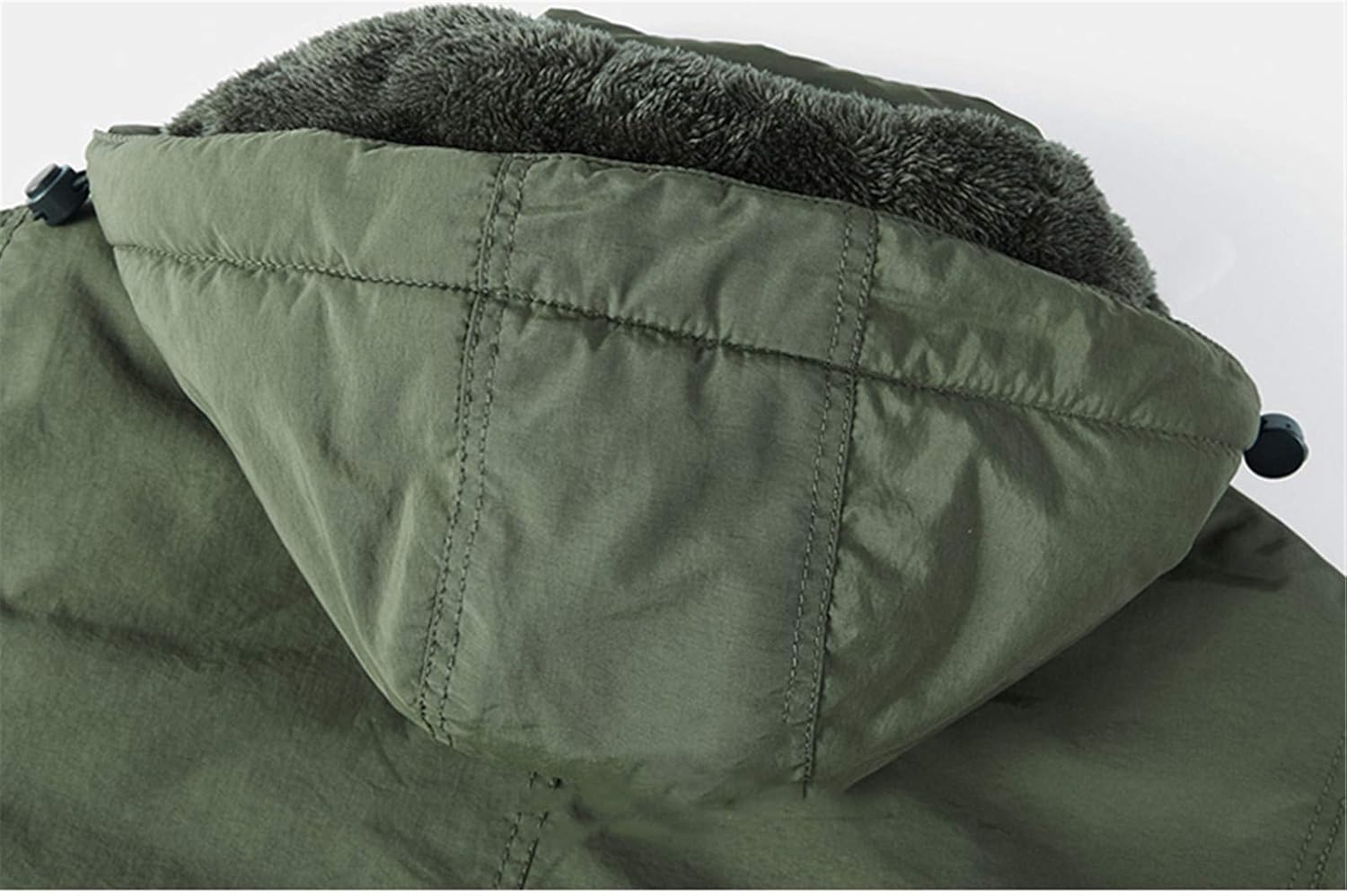 Tealun Hooded Men Winter Jacket Warm Wool Liner Man Jackets Coats Outwear Male Parka Overcoats Blue Asian Size 3XL