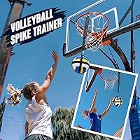 Vista 7 de TOBWOLF Volleyball Spike Trainer, Elastic Self-Training Volleyballs Resistance Band, Volleyball Equipment Training Aid Improves Serving, Jumping