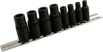 Laser 6058 Tap Socket Set 3/8D, 1/4D 8pc