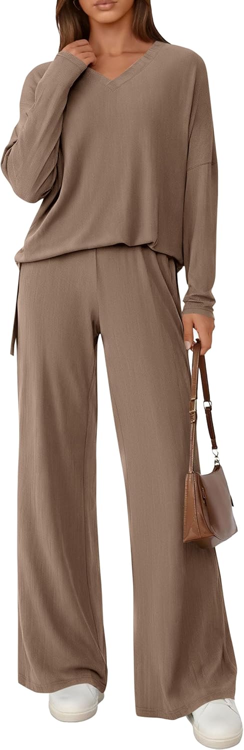 PRETTYGARDEN 2 Piece Lounge Sets for Women 2026 Fall Clothes Pajama Sweatsets Matching Airport Travel Outfits Winter Clothing PRETTYGARDEN 2 Piece Lounge Sets for Women 2026 Fall Clothes Pajama Sweatsets Matching Airport Travel Outfits Winter Clothing