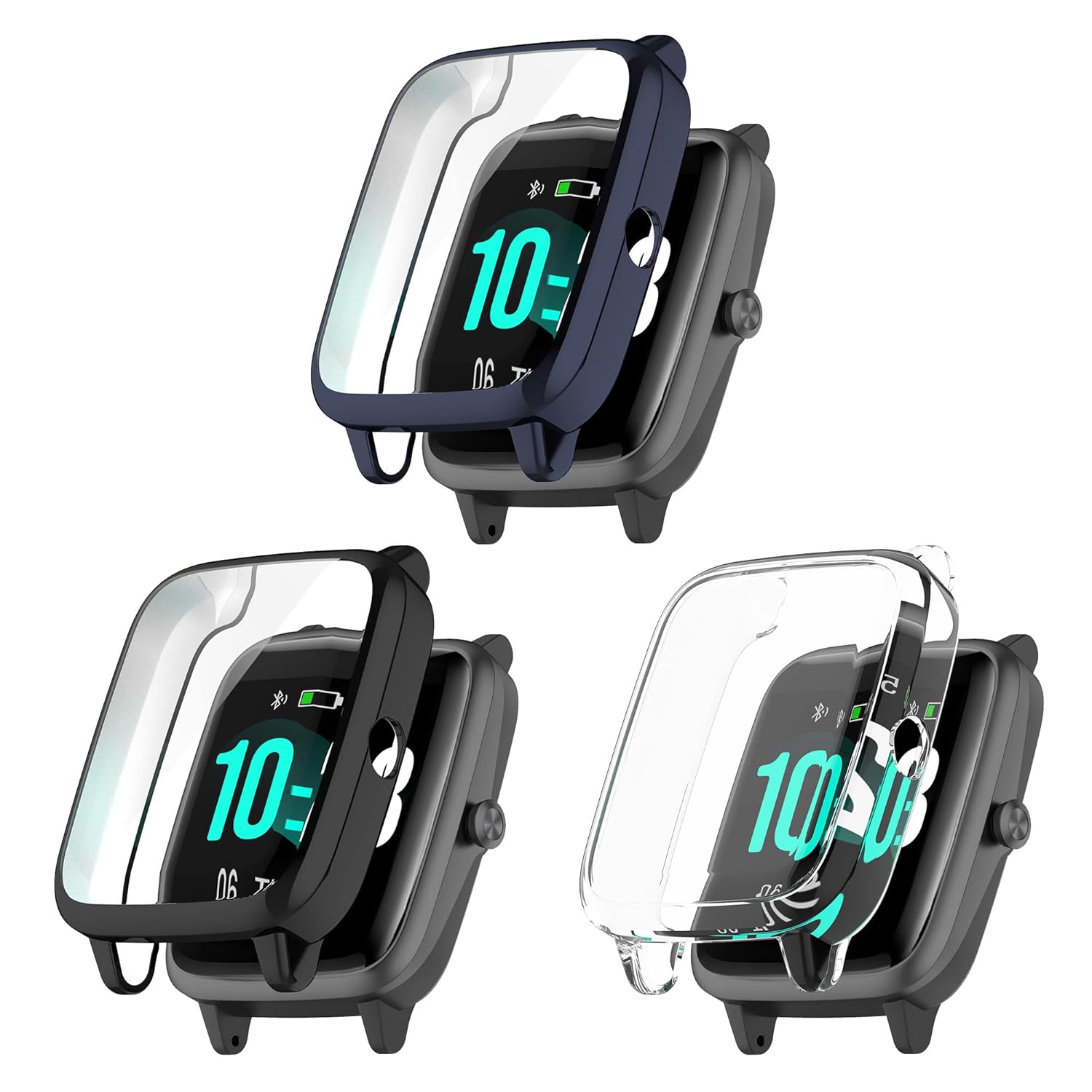 Screen Protector Case Compatible for GRV Smart Watch Protective Case Cover for GRV Touch Screen 1 3 inch