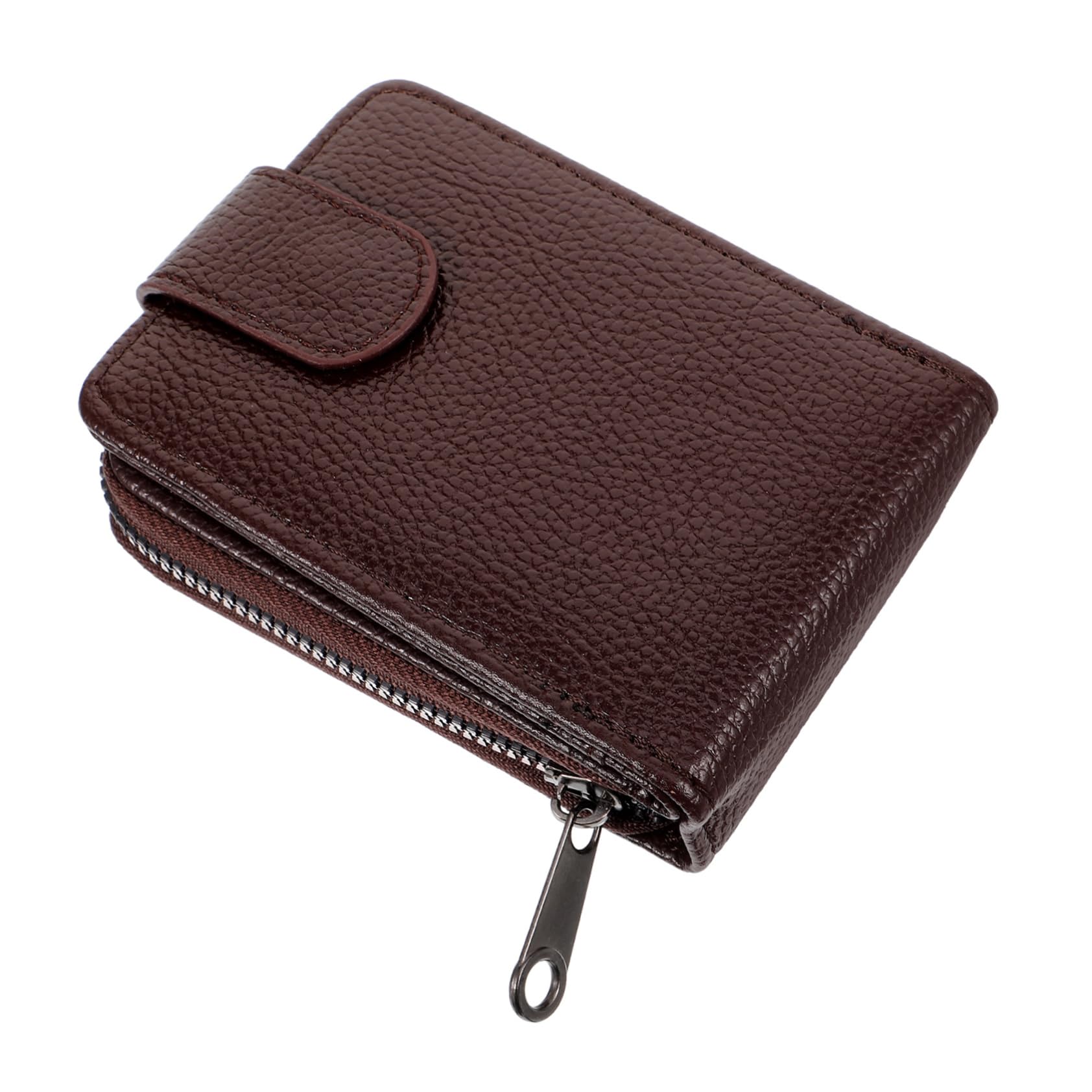 Ipetboom Card Organizer Wallet Men's Small Wallet Credit Card Holder Coin Pouch for Travel