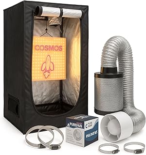 Weedness Grow Box Komplett Set LED 45 Watt Basic 40x40x140 cm - Zuchtzelt Growschrank Growzelt Anbau Indoor Complete Crow