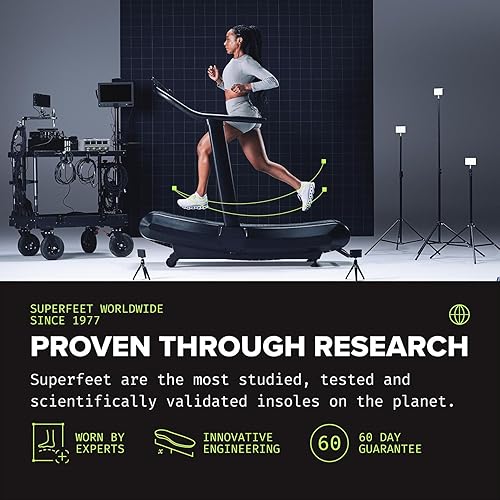 Miniatura 10 de Superfeet Inserciones de zapatos ortopédicos de alto arco de alto arco de grado profesional unisex-adulto para la plantilla de soporte máxima 95-11