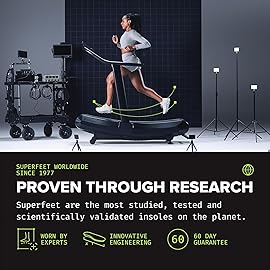 Superfeet All-Purpose Support High Arch Insoles (Green) - Trim-To-Fit Orthotic Shoe Inserts - Professional Grade - Men 11.5-13 / Women 12.5-14