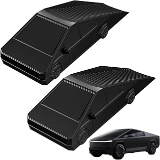 AIMAXINKE Funny Tesla Cybertruck Door Stoppers for Bottom of Door, Black