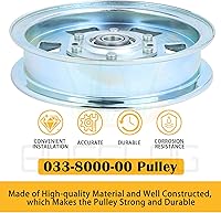 Vista 7 de Paquete de 2 poleas tensoras planas 033-8000-00 reemplazan 033-7201-25, 033-7201-00, 033-2000-00, 15422 para Bad Boy ZT Series 48", 50", 54" y 60