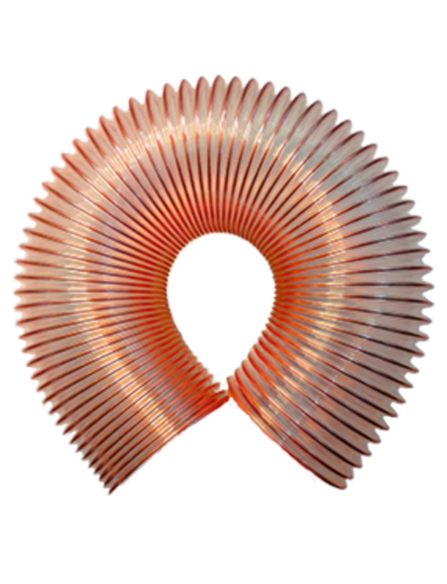 Tuyau transparent en polyuréthane, Tuyau de conduit d'échappement d'air en PU, transparent, fil cuivre, 100 cm, ID 20-600 mm, paroi 0,93(40mm/0.93mm)