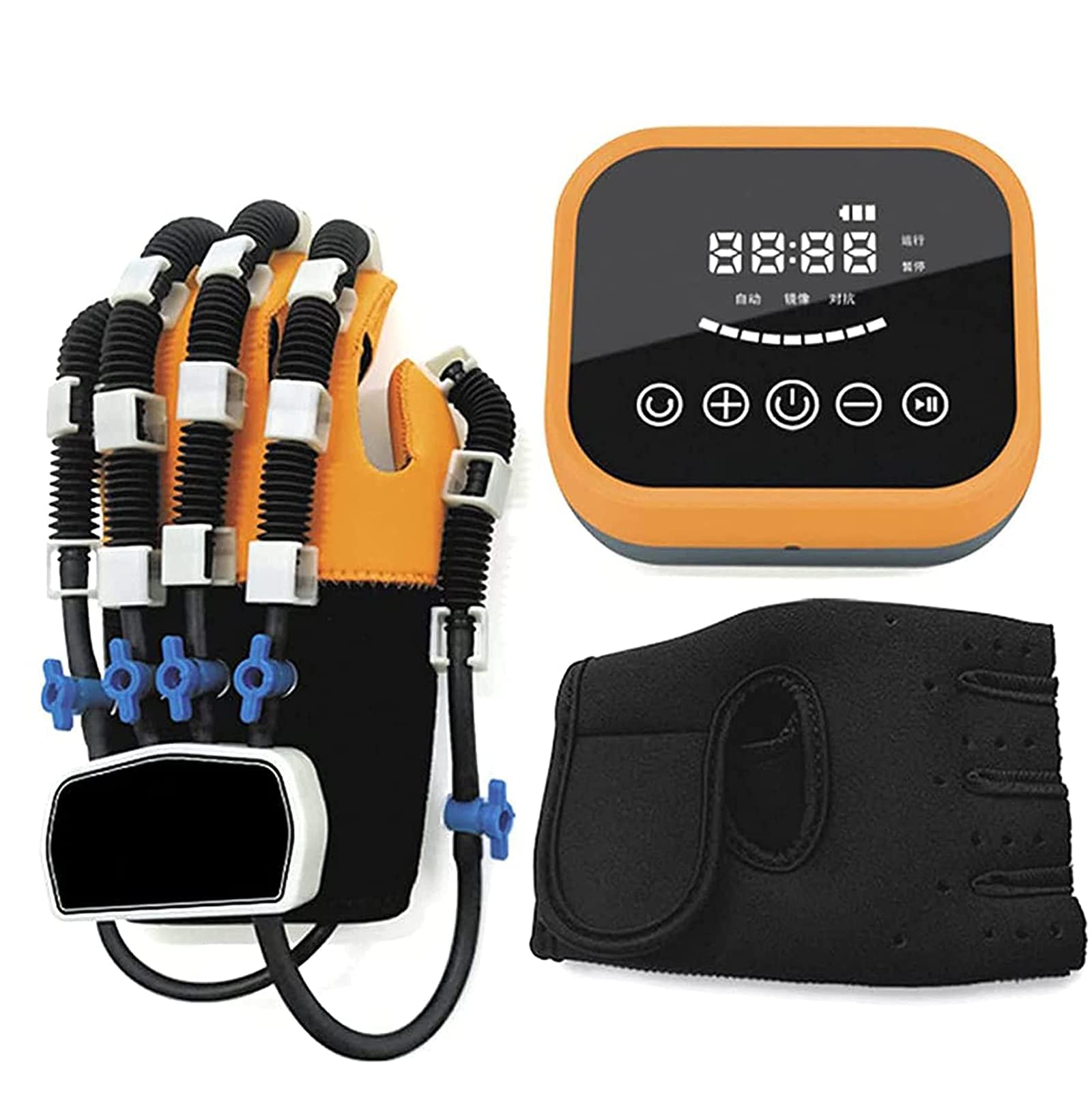 Guante de Robot de rehabilitación de Dispositivo de Entrenamiento de Mano de Dedo eléctrico para Entrenar corrección de flexión de Dedo, Ejercicio de extensión de Dedo (Lef