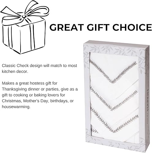 Miniatura 174 de Servilletas de lino y algodón de 18 x 18 pulgadas natural con vainica, servilletas de boda, servilletas de cóctel, servilletas de tela, servilletas