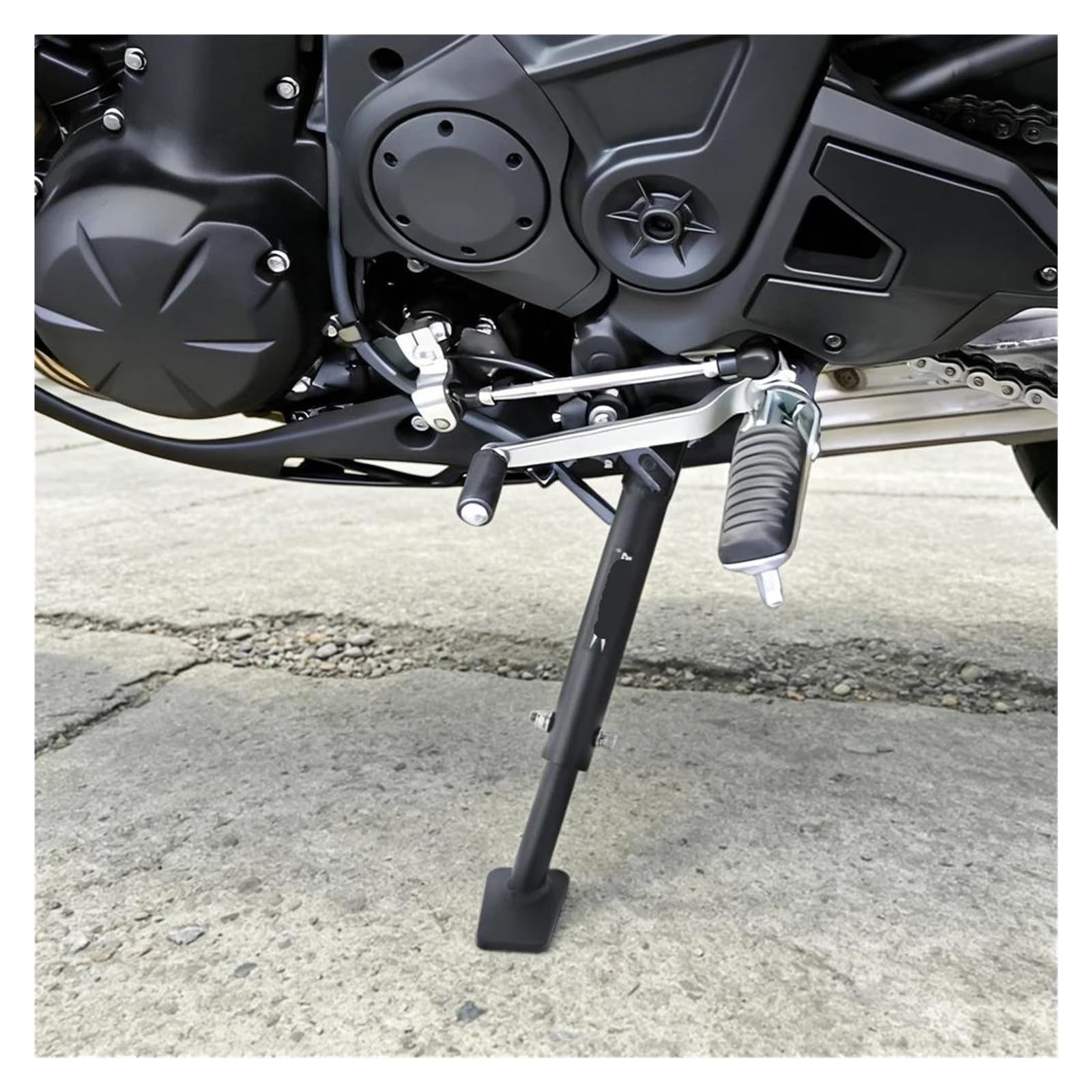 Accesorios para Motocicleta para K&AWAS&AKI 650 KLE650 2015-2019 2020 2021 2022 2023: Caballete Lateral Ajustable