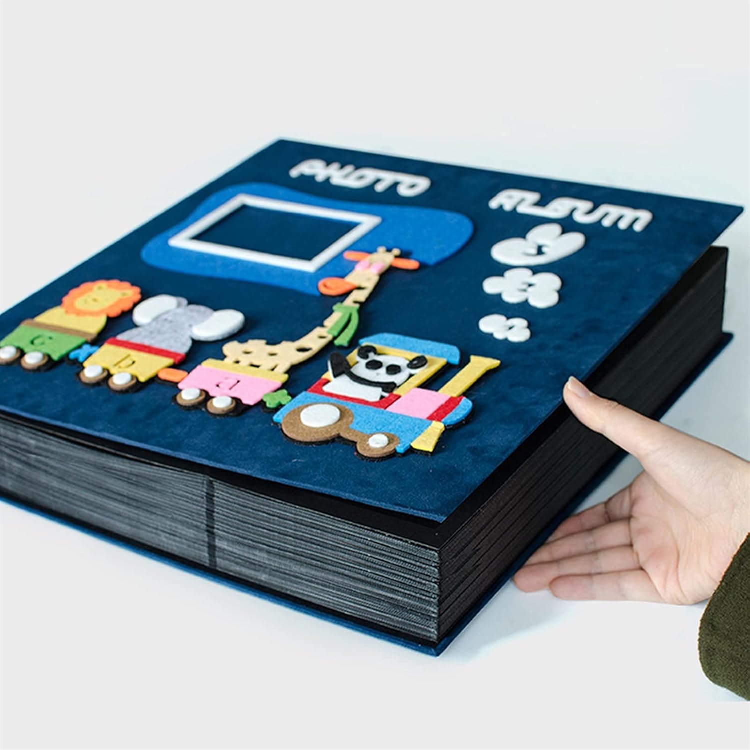 Photo Album Insert DIY Photo Album Large Capacity Leather Cover Wedding Family Photo Albums Family Baby Growth Record Book Large Capacity Cover Photo Album (Color : Brass) (Brass)