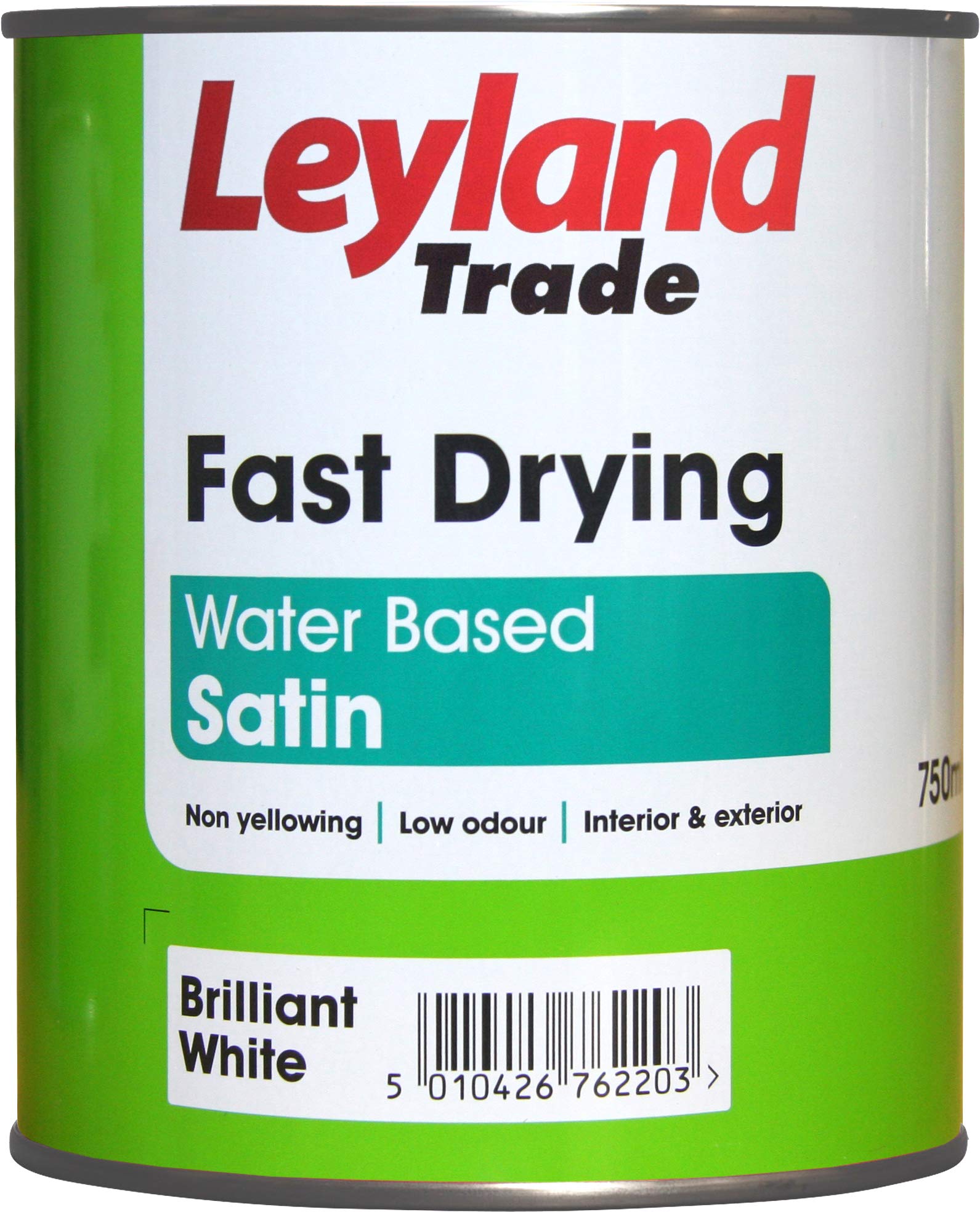Leyland Trade – Wood & Metal - Fast Drying - Satin - Brilliant White – - Enhanced Durability – Excellent Flow & Professional Finish - 750ml
