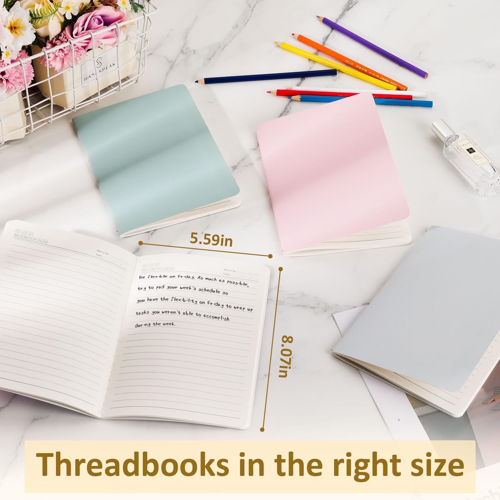 Ddaowanx Paquete de 24 cuadernos coloridos, diarios a granel, cuadernos de bocetos de papel rayado, 72 páginas, 36 hojas, 80 GSM, 8.3 x 5.5 pulgadas, tamaño A5, cuadernos de escritura de viaje para