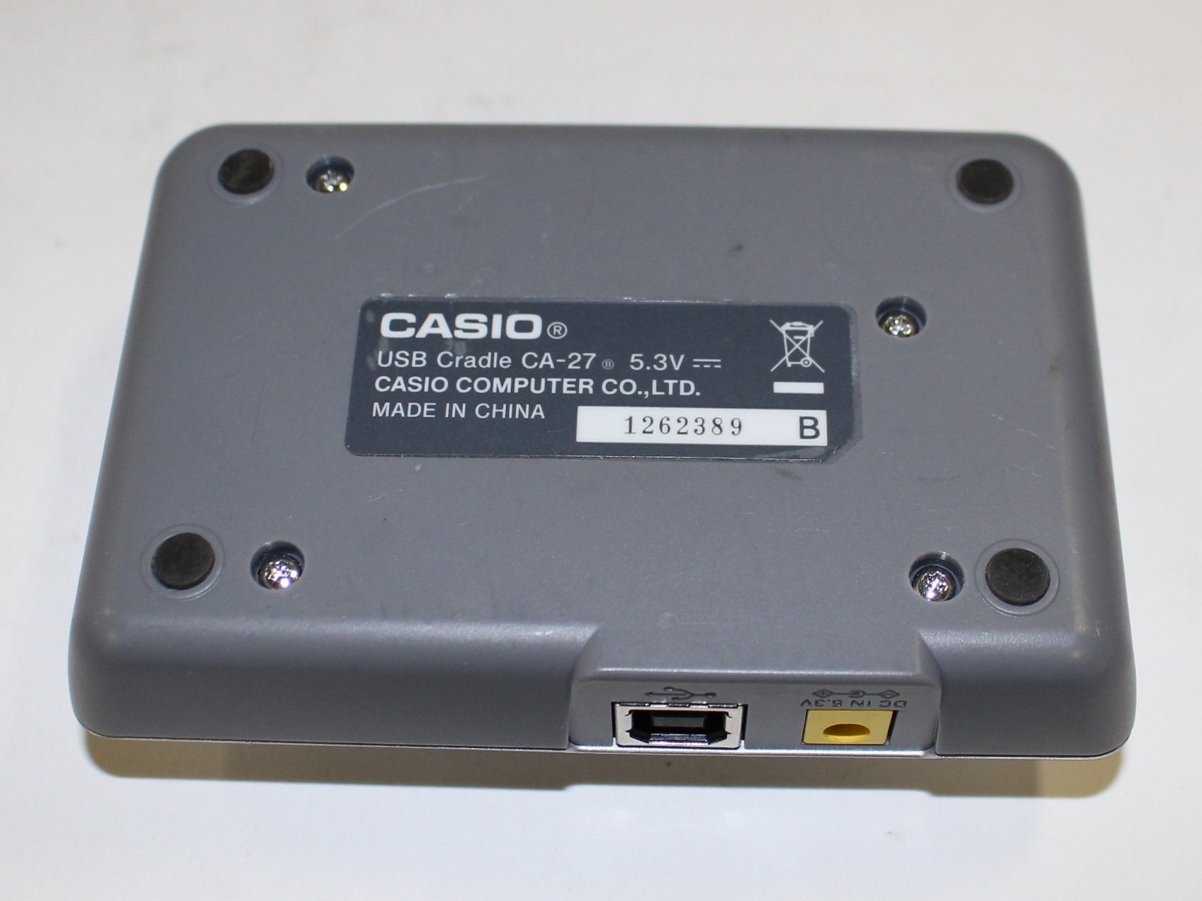Casio CA-27 Cradle and AC Adapter for the Z57 Exilim Camera