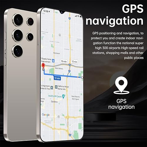 Miniatura 6 de Echoamo Teléfono celular C25 Ultra Desbloqueado, Smartphone Android 14 Snapdragon 8 Gen 2 Octa-Core, 4GB+128GB, batería 6800mAh, 90Hz FHD+ Pantalla