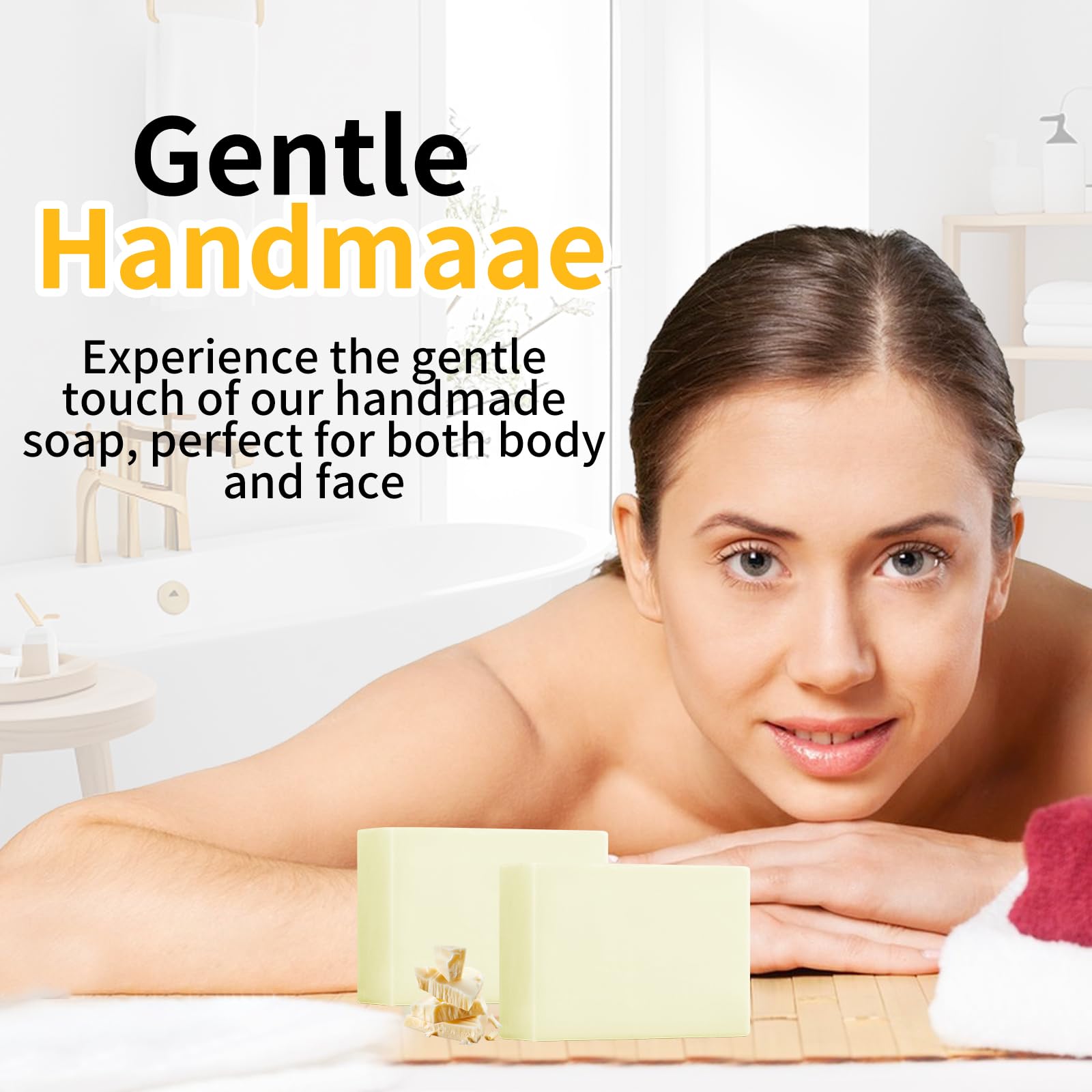 Organic Grass Fed Beef Tallow Soap Bar for Skin Glow 7OZ/200G Handmade Tallow Soap for Face and Body Moisturizing Facial Cleanser Face Wash Unscented Bathing Bar Soap For Women Men All Skin Type