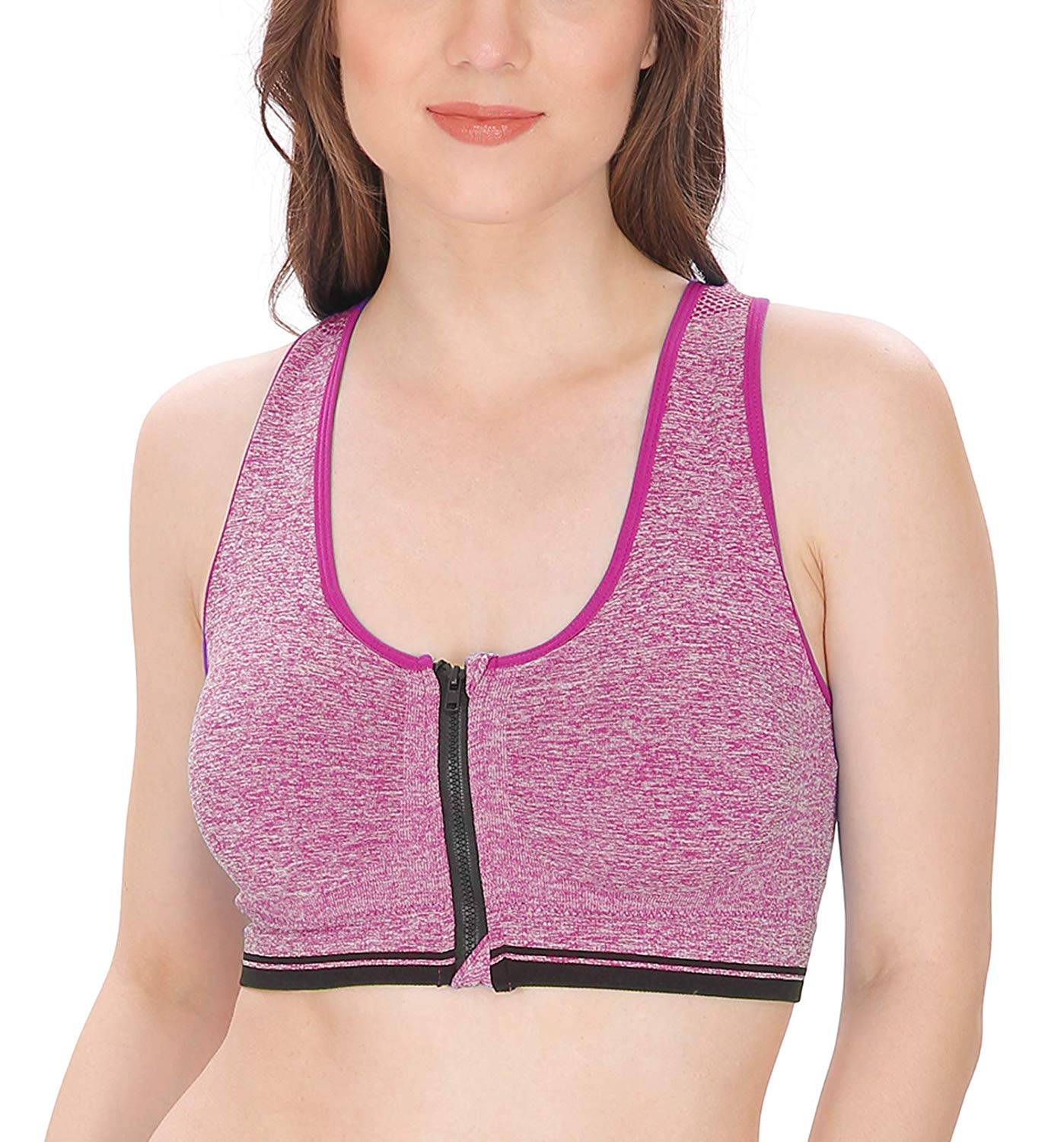 Fabme women’s poly cotton sports bra – free size – front open – color option Fabme women’s poly cotton sports bra – free size – front open – color option
