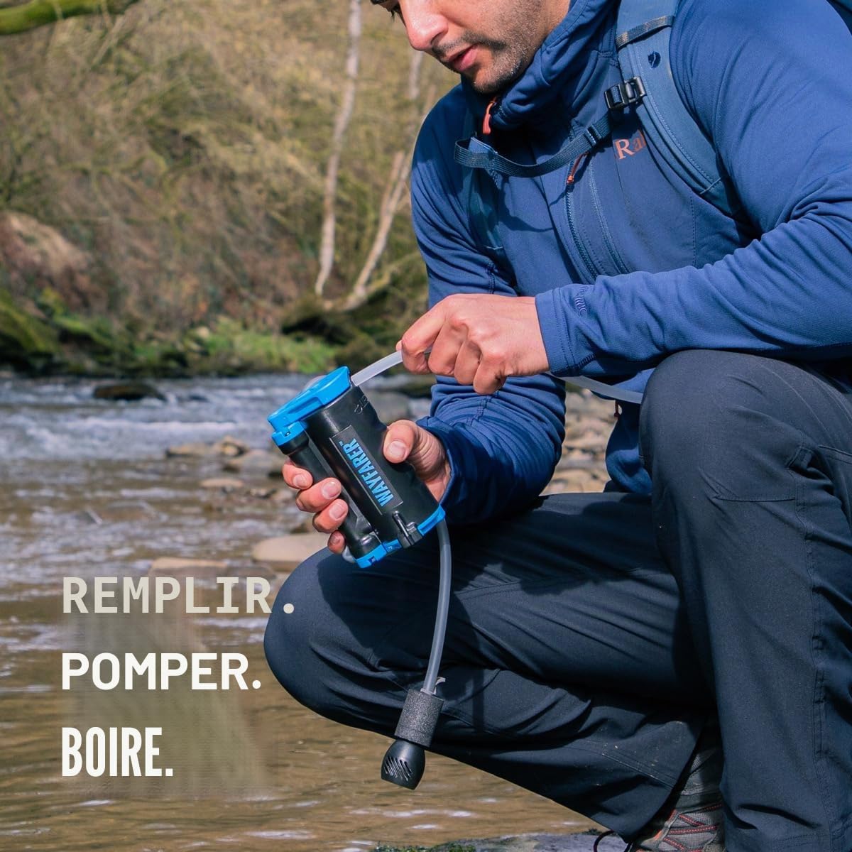 LIFESAVER Bouteille d'eau Portable Ultra Endurance Lot Filtre – Transparent