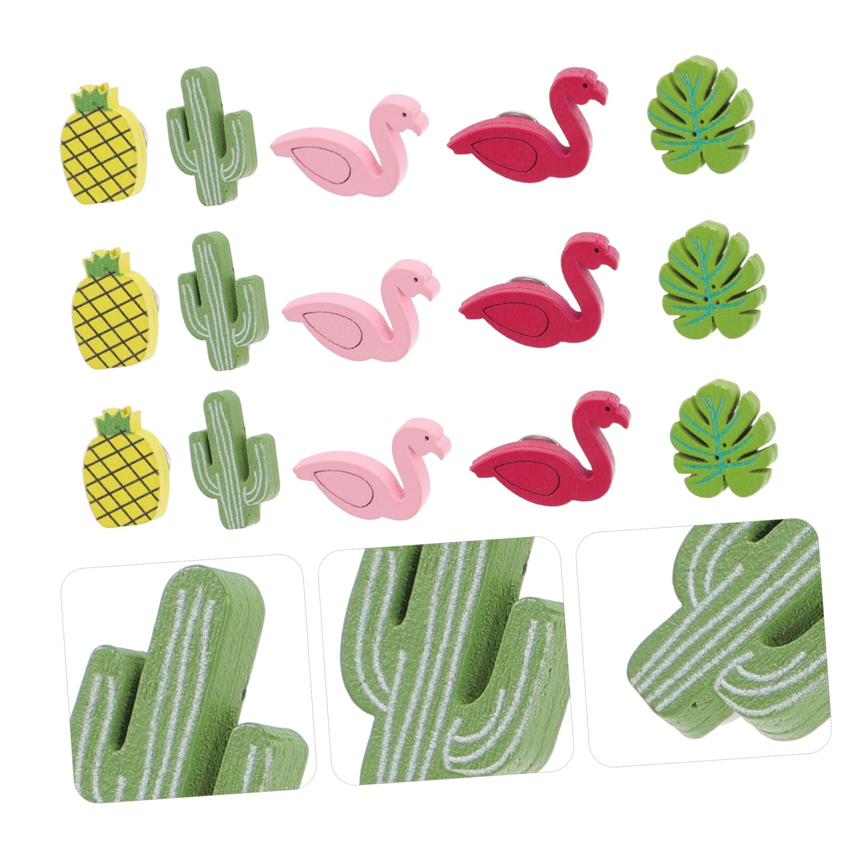 Homoyoyo 4 Set Puntine Da Disegno In Sughero Perni Rimovibili Puntine Decorative Per Ufficio Decorazioni Per Bacheche Forniture Per Mappe Chiodi In Lega 30 pezzi * 4