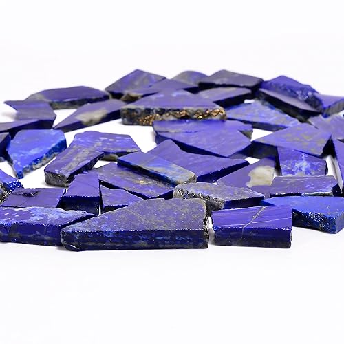 Miniatura 29 de Natural Yaxaite Raw Slice Gemstone- Healing Crystals for DIY Jewelry Making -Loose Natural Cabochon -Perfect for Crafting Unique Jewelry Designs