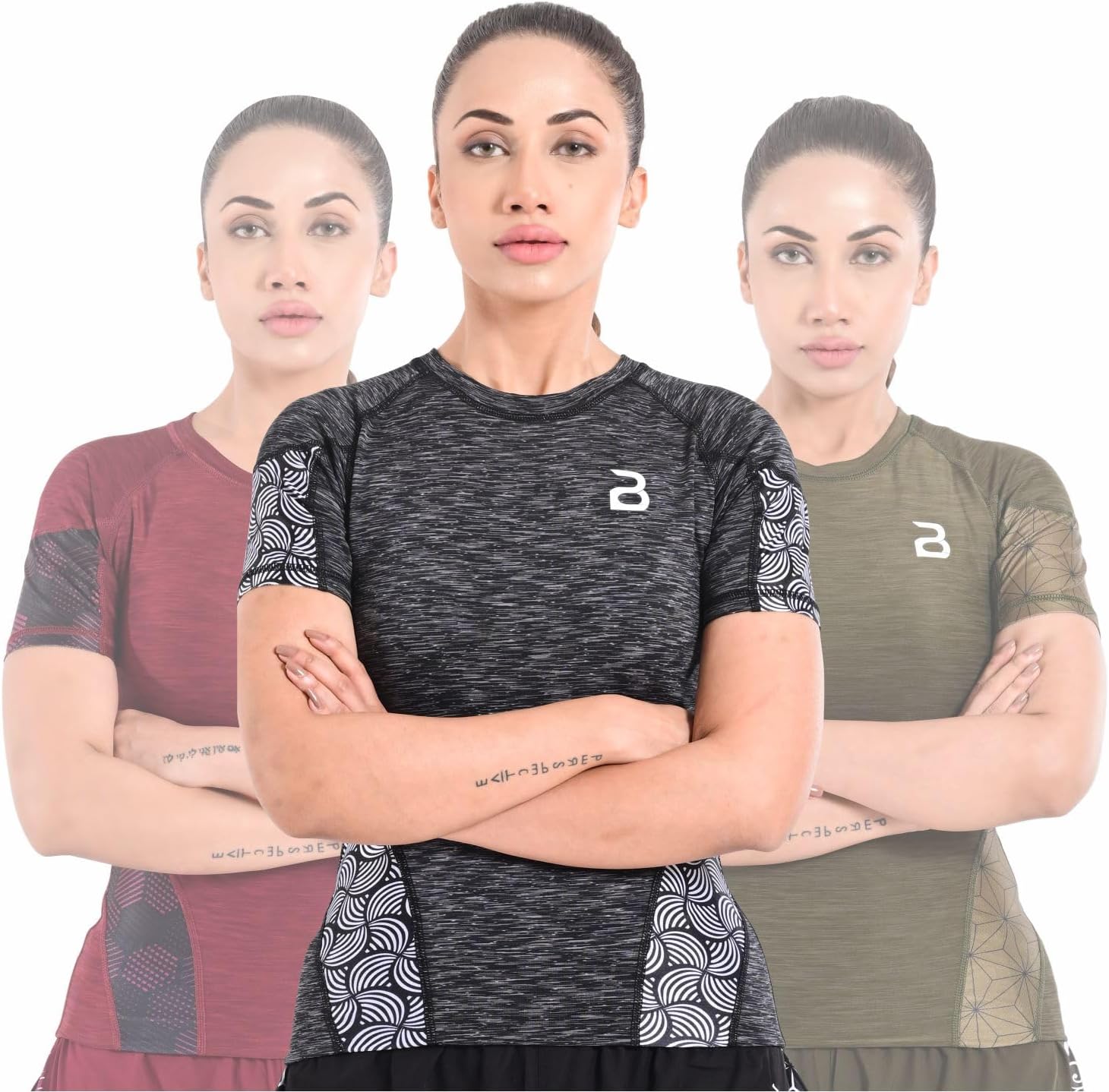 Women’s Rash Guard Compression Shirts, UPF 50+ Athletic, Hiking, Swim Shirt, Yoga, MMA, Quick Dry Rash Guard for Womens