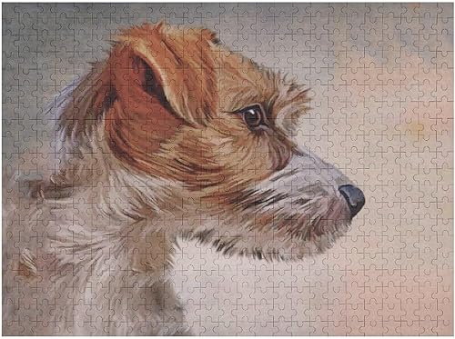 Miniatura 3 de Jack Russell Terrier - Rompecabezas de madera para adultos, divertido juguete de ocio, regalos para familiares y amigos