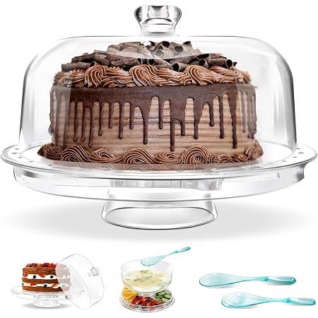 Présentoir à gâteau en céramique blanche motifs floraux rouges Juliette Présentoir à gâteau en céramique blanche motifs floraux rouges Juliette