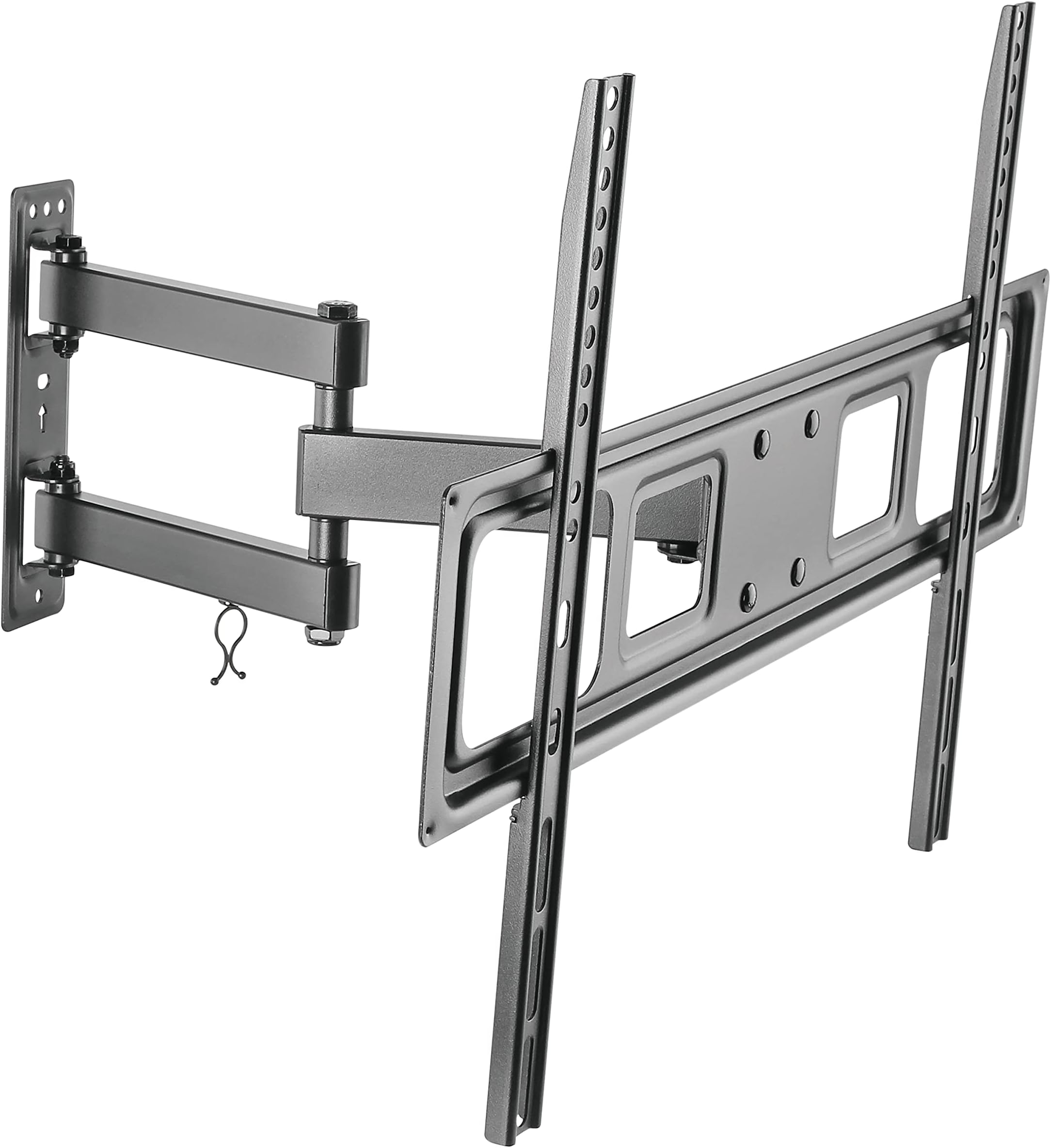 TV Wall Mount Compatible with 40 42 43 50 55 58 60 65 70 inch (37-70 in), Full Motion Articulating Swivel Bracket, Corner, Universal Fit for Hisense Samsung TCL Roku VIZIO Insignia Toshiba LG Sony